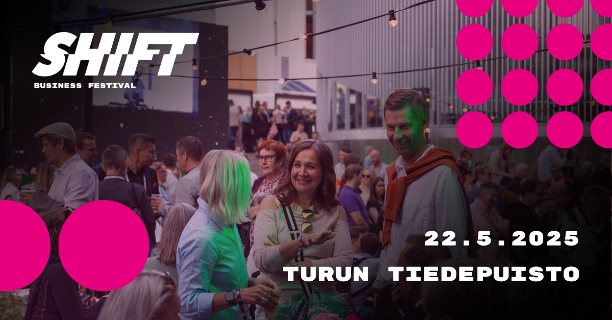 SHIFT Business Festival on löytänyt Tiedepuistosta pysyvän kodin