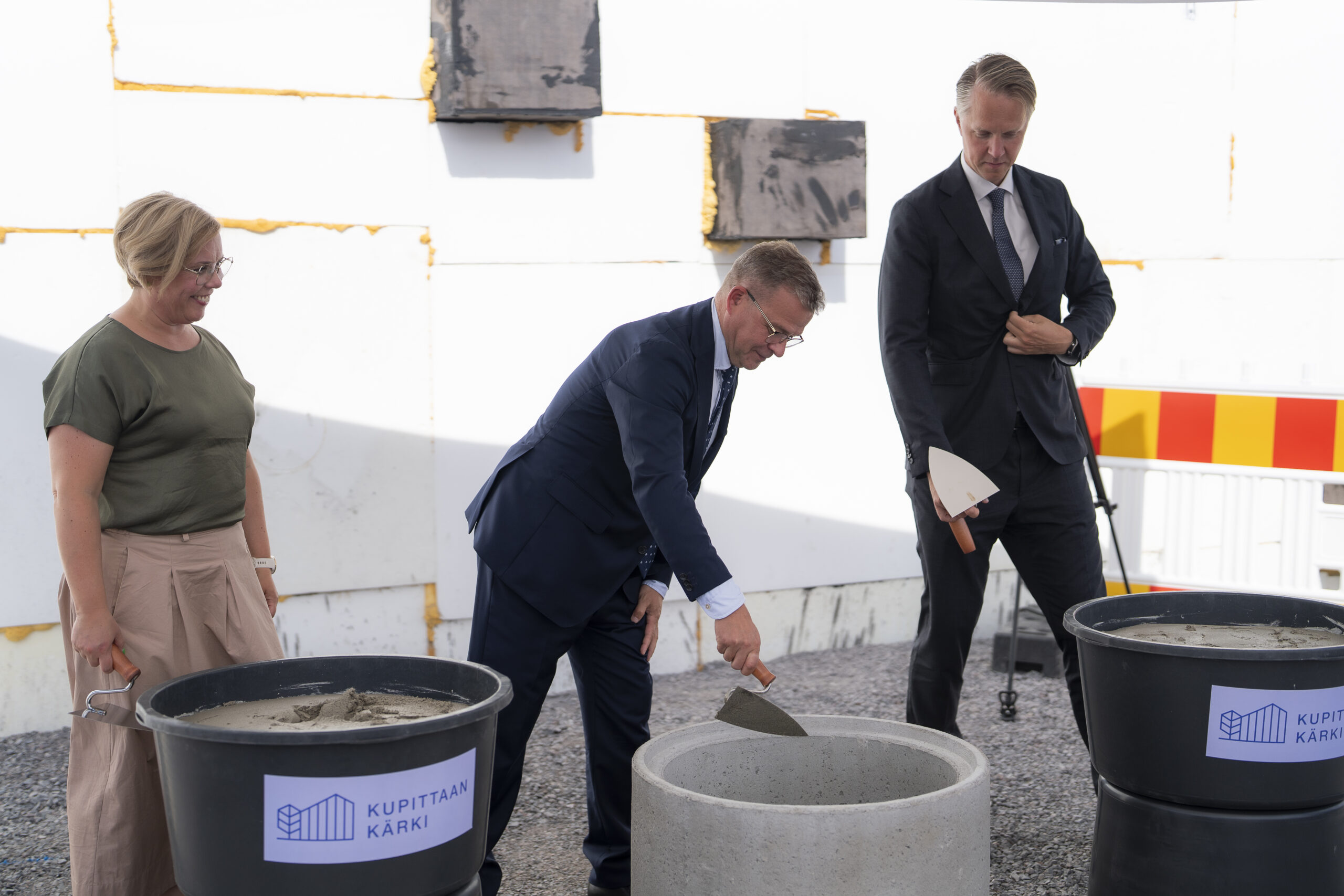 Kupittaan kärjen peruskivi muurattiin Turussa